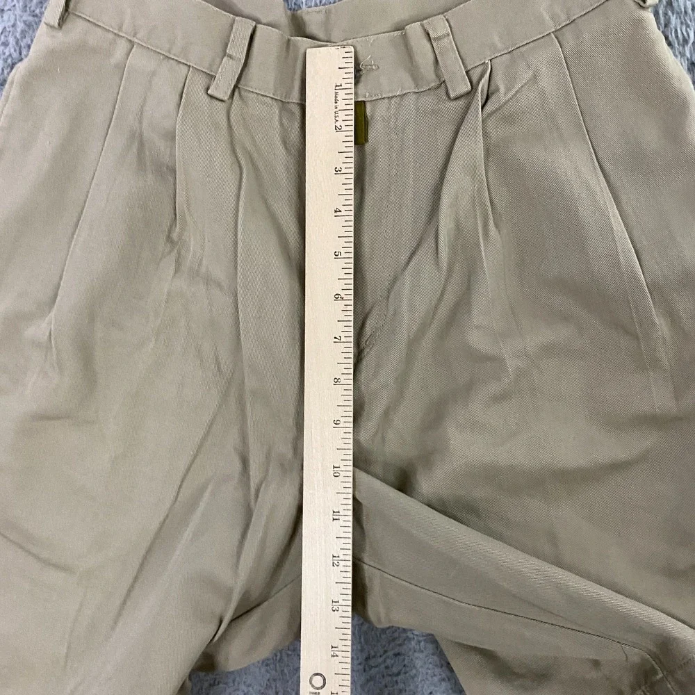 Patagonia Pleated Twill Shorts FITS Mens 29 Pleated Safari Khaki Deadstock VTG